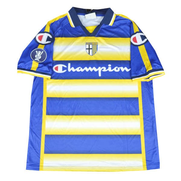 Tailandia Camiseta Parma 2ª Retro 2004 2005 Azul Amarillo